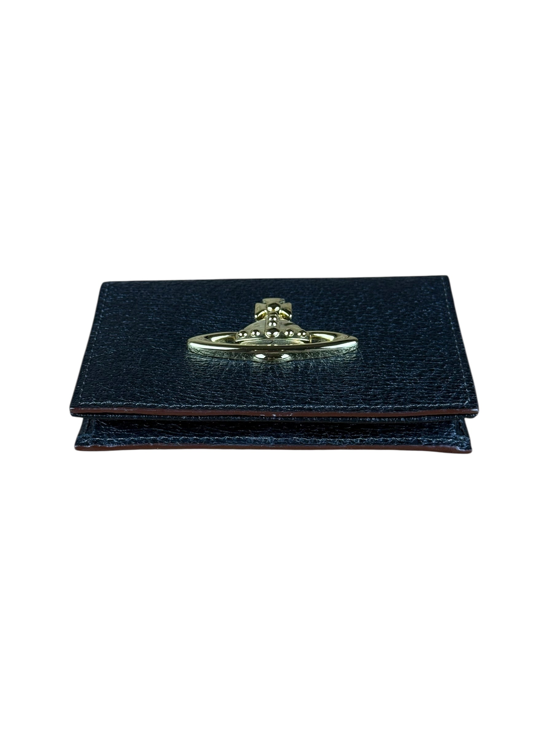 Vivienne Westwood Leather Orb Emblem Card Case