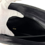 Chanel Vintage Black/White Leather CC Chain Tote '89-'91