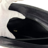Chanel Vintage Black/White Leather CC Chain Tote '89-'91