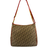 Christian Dior Vintage Monogram Rasta Trotter Messenger Bag