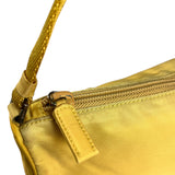 Prada Vintage Nylon Yellow Pochette