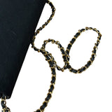 Chanel Vintage Black Cotton Quilted Flap Bag