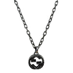 Gucci 925 Sterling Silver Interlocking GG Pendant Necklace