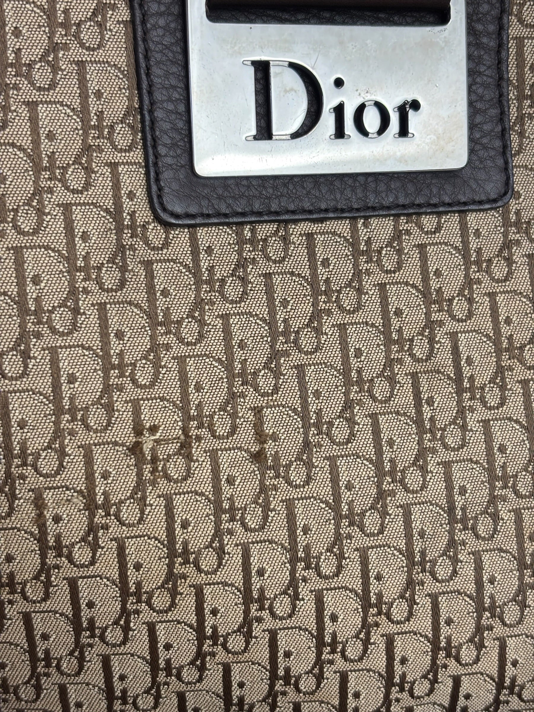 Christian Dior Vintage Trotter Street Chic Messenger Bag