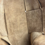 Bottega Veneta Brown Suede Maxi Intrecciato Arco Tote