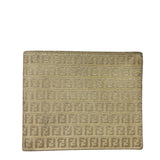 Fendi Beige/Brown Zucca Bi-Fold Wallet