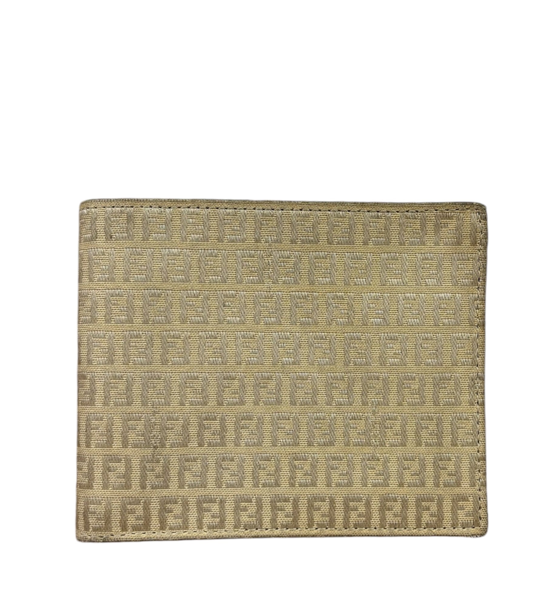 Fendi Beige/Brown Zucca Bi-Fold Wallet