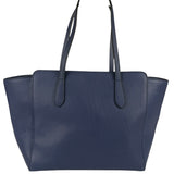 Gucci Navy Blue Swing Leather Tote Bag