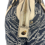 Gucci Western Logo Denim Abbey Zip Tote