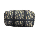 Christian Dior Vintage Navy Blue Trotter Boston Bag