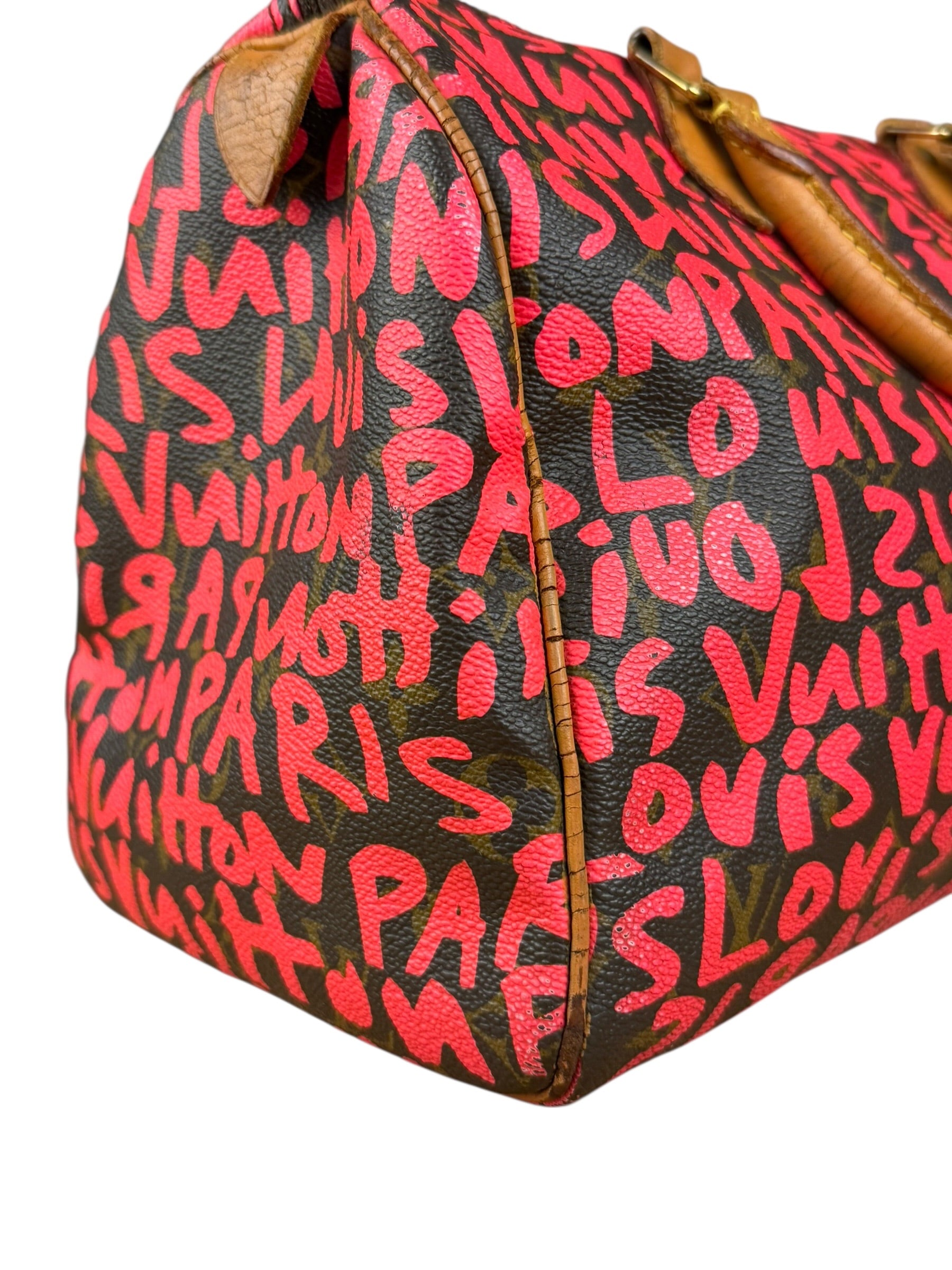 Louis Vuitton x Stephen Sprouse Graffiti Speedy 30 Pink