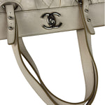 Chanel Beige Quilted Leather Tote 2009