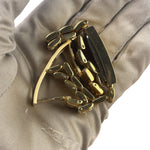 Givenchy Cream Dial Tank Gold Plated Watch