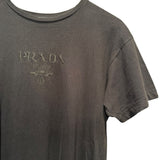 Prada Logo Black Short Sleeve