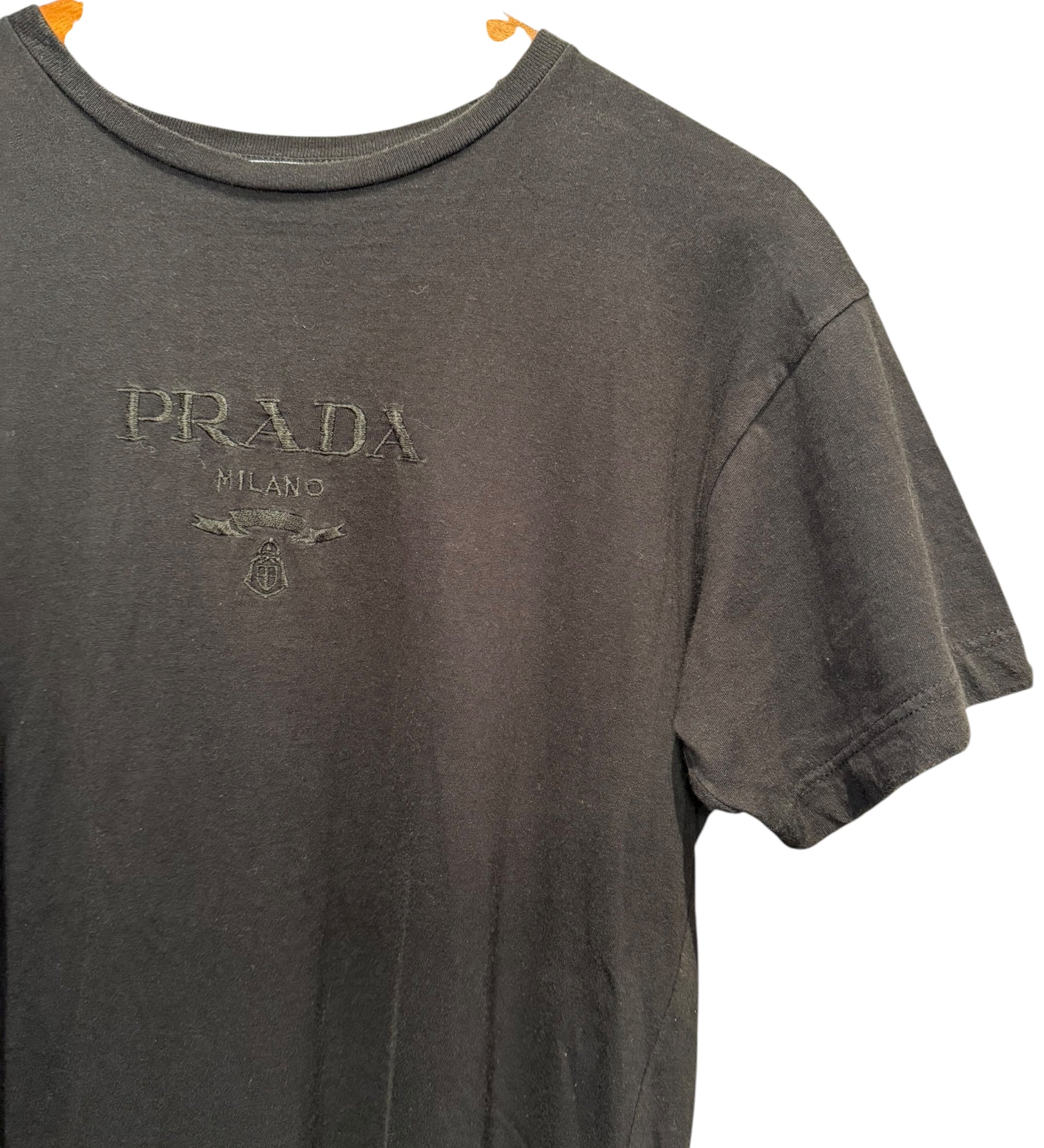 Prada Logo Black Short Sleeve