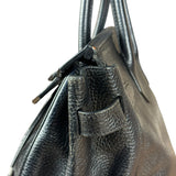 Hermes Birkin 30 Black Togo Leather Handbag 2002