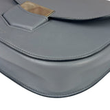 Celine Grey Leather Trotteur Small Crossbody Bag