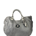 Coach Grey Pythonskin  Indy Babouska Two-Way Shoulder Bag