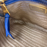 Prada Beige/Blue Jacquard Crossbody Bag