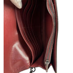 Coach Colorblock Leather Jade Wallet On Chain