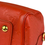 Louis Vuitton Orange Monogram Empreinte Speedy Bandouliere 30