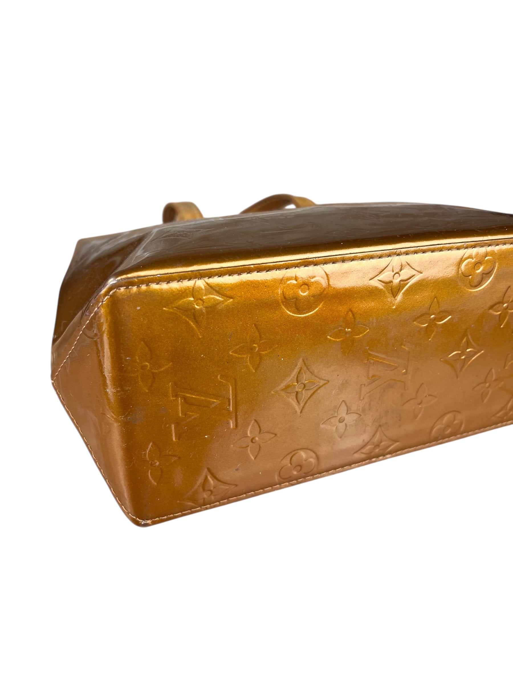 Louis Vuitton Monogram Vernis Bronze Reade PM