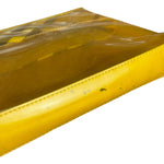 Burberry Yellow Vinyl Check Cosmetic Pouch