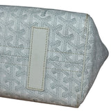 Goyard White Goyardine Sac Rouette PM Shoulder Tote