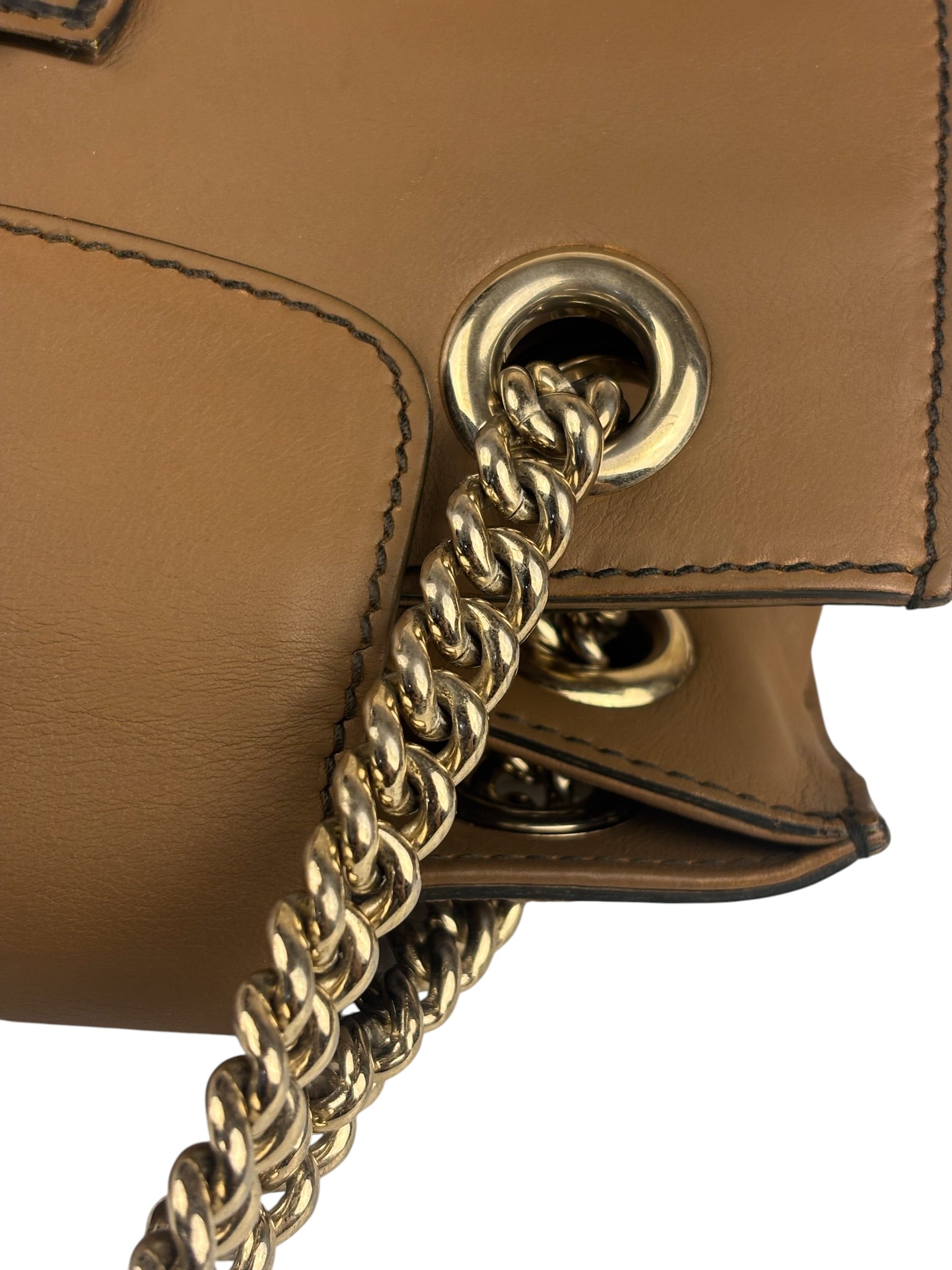 Gucci Beige Leather Emily Shoulder Bag