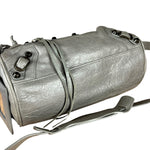 Balenciaga Mini Classic Leather City Bag Grey