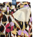 Roberto Cavalli Multicolored Animal-Print Denim Straight Pants