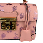 Gucci Valentines Day Padlock Bamboo Handle Handbag