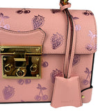 Gucci Valentines Day Padlock Bamboo Handle Handbag
