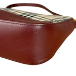 Burberry Vintage House Check Canvas/Leather Shoulder Bag