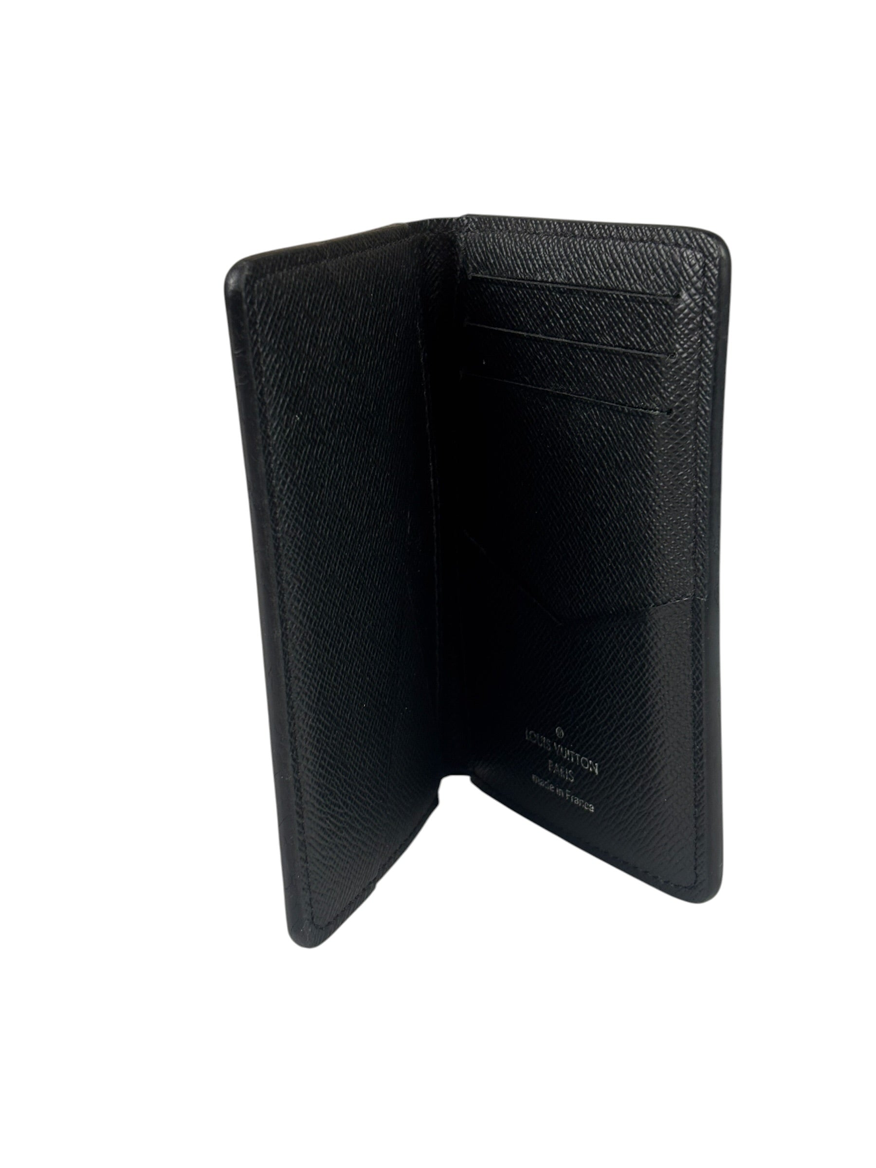 Louis Vuitton Black Damier Bi-Fold Cardholder