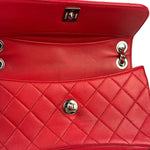 Chanel Red Quilted Leather Shoulder Bag 2016
