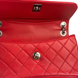 Chanel Red Quilted Leather Shoulder Bag 2016