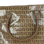 Fendi Brown PVC FF Zucchino Tote Bag