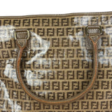 Fendi Brown PVC FF Zucchino Tote Bag