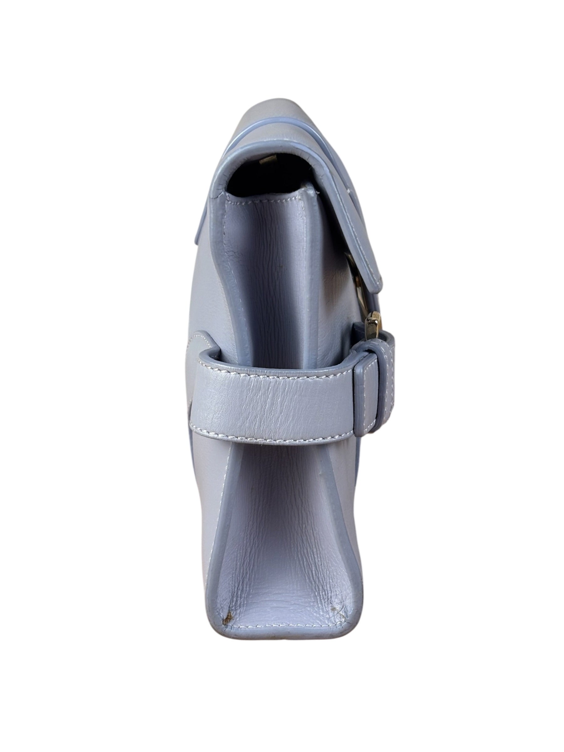 Salvatore Ferragamo Lavender Motherwell Clutch