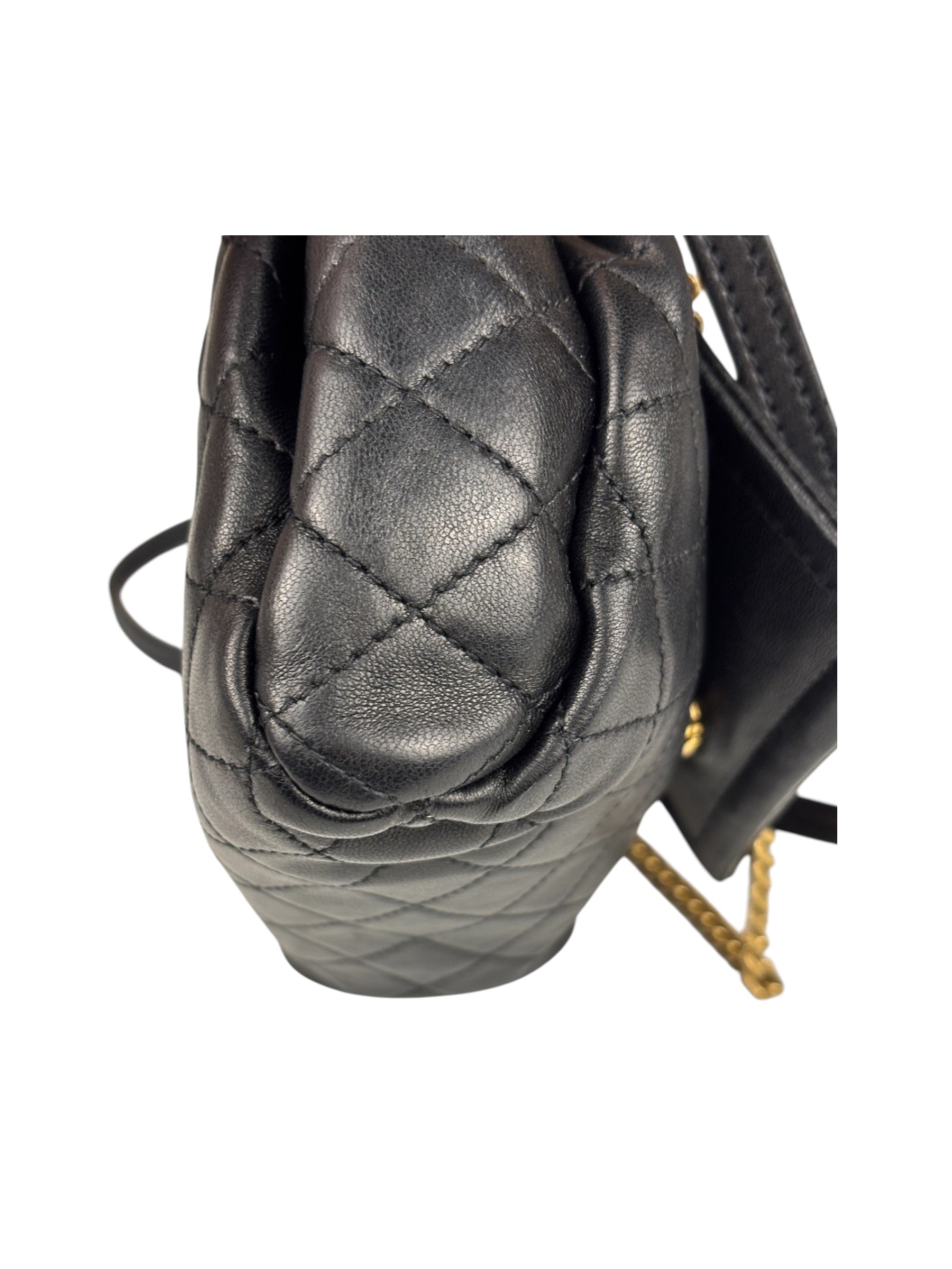 Saint Laurent Black Nolita Matelasse Leather Shoulder Bag