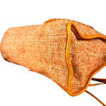 Balenciaga Wool Knit Orange City Bag