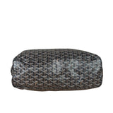 Goyard Brown/Black Leather Boheme Hobo Bag