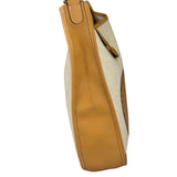 Hermes Brown Leather Trim Evelyne 2004