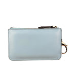 Fendi Monsters Blue Leather Key Wallet