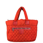 Chanel Red Nylon Coco Cocoon Tote Bag 2009