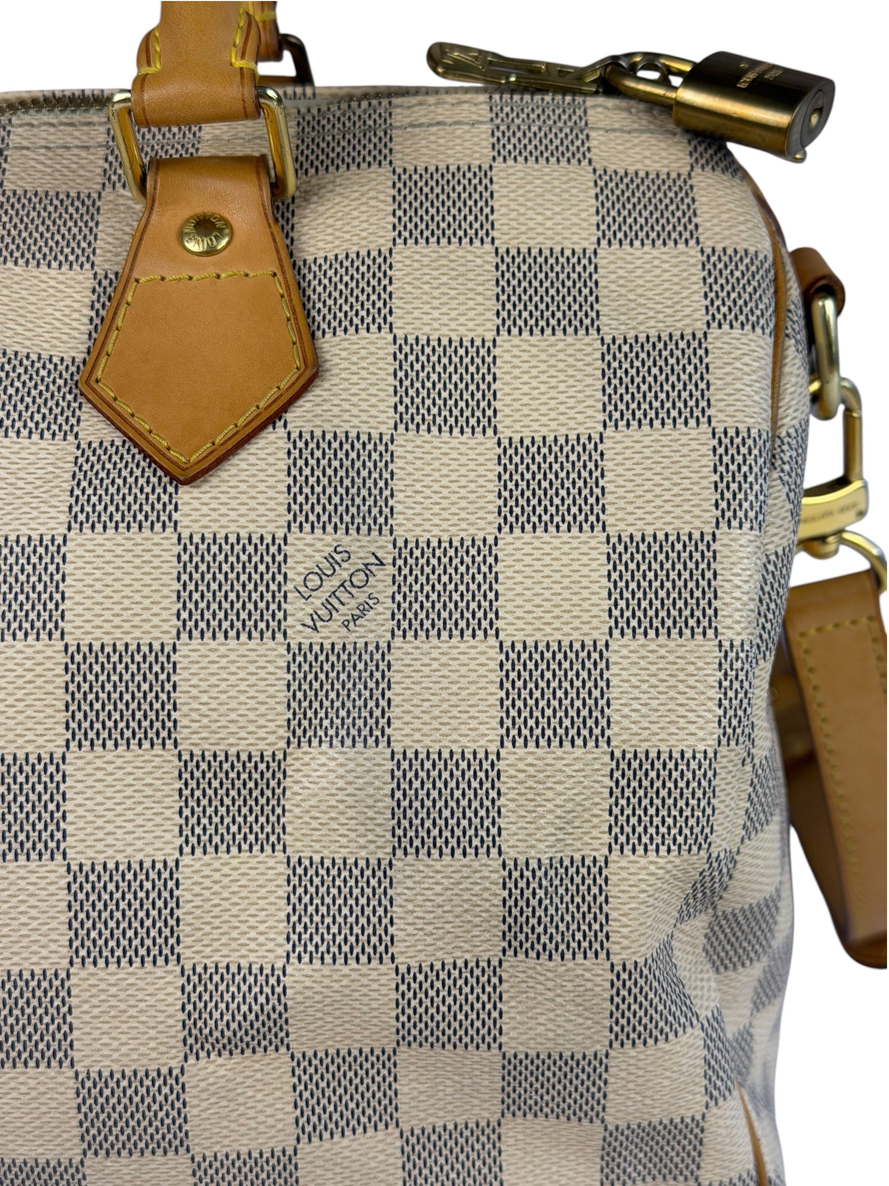 Louis Vuitton Damier Azur Speedy 30 Bandouliere