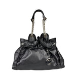 Christian Dior Vintage Black Leather Le Trente Shoulder Bag