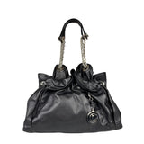 Christian Dior Vintage Black Leather Le Trente Shoulder Bag