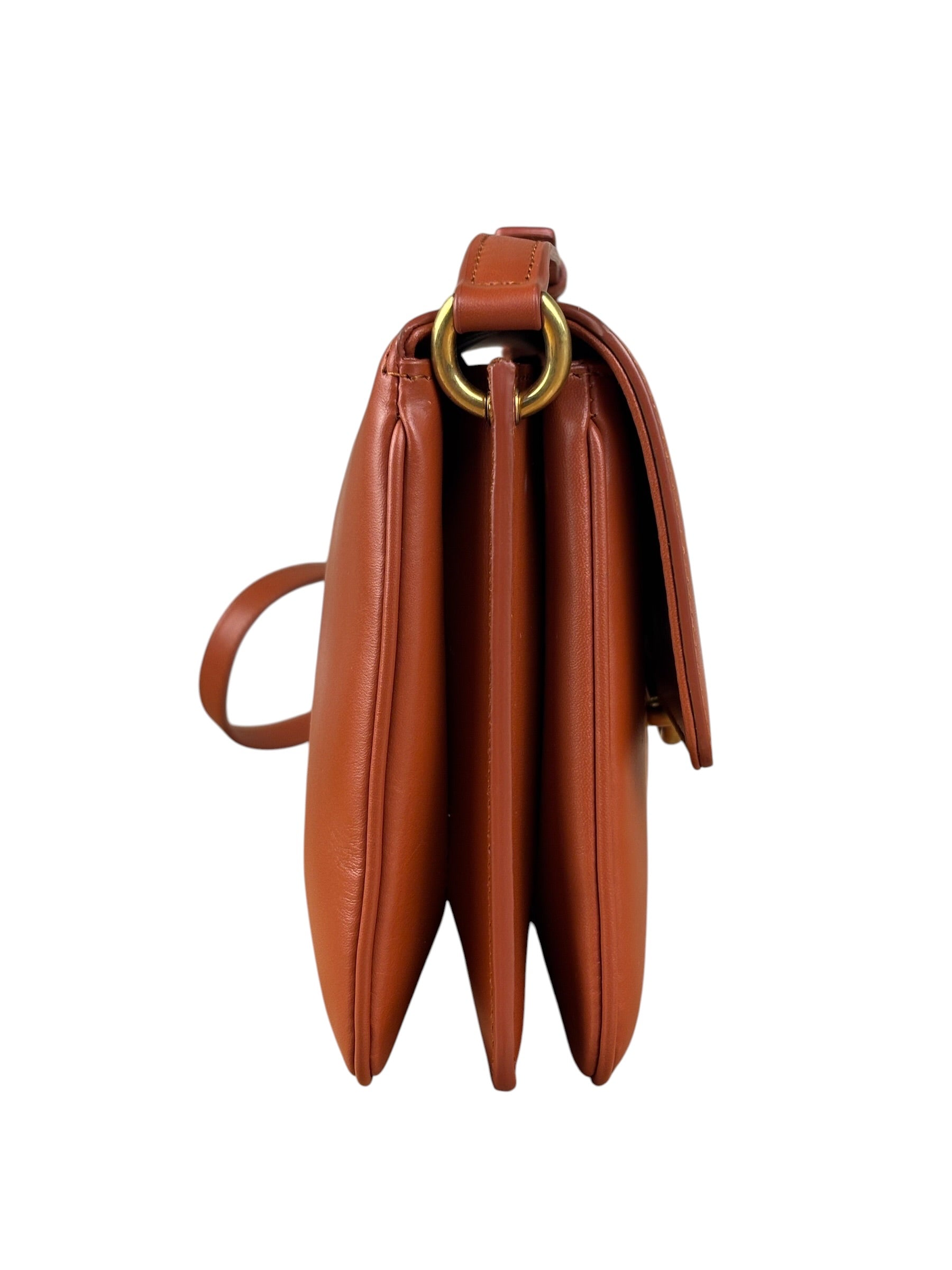 Saint Laurent Burnt Orange Le Maillon Shoulder Bag